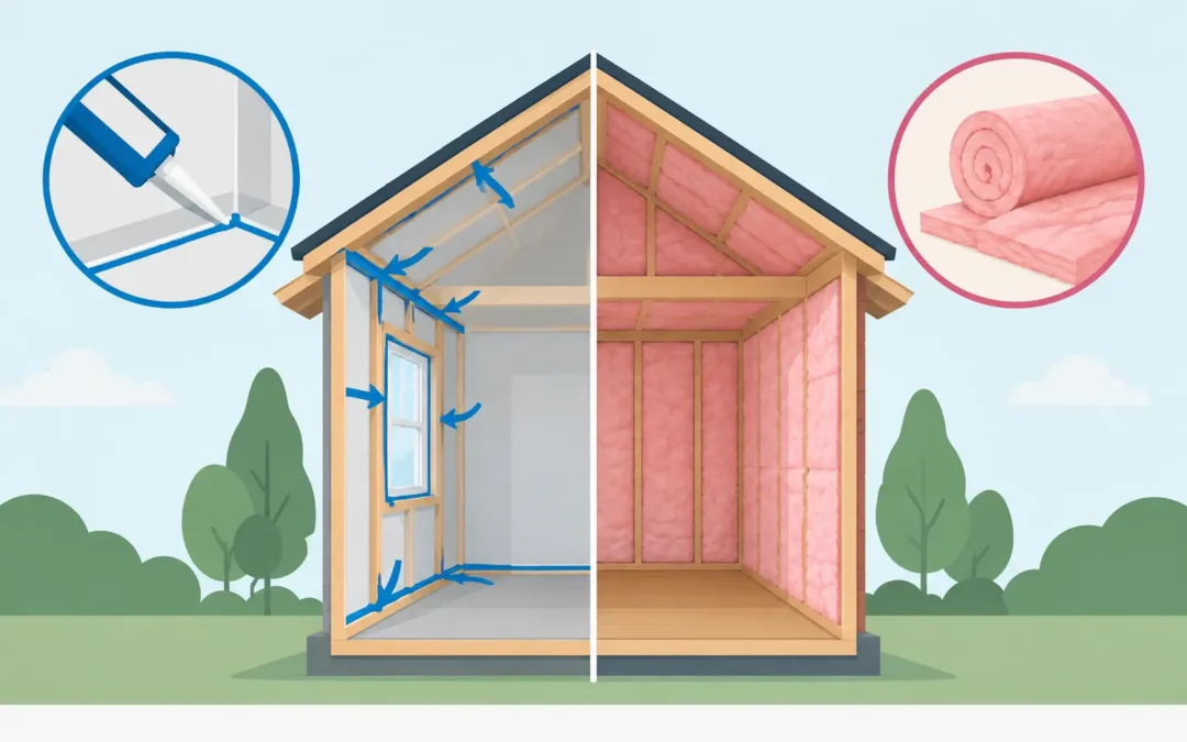 Air Sealing Versus Insulation: Which Comes First?