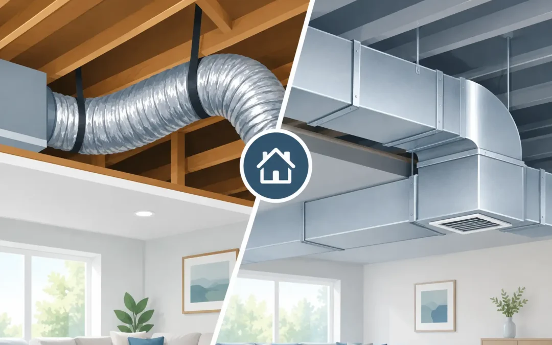 Flex Duct Versus Rigid Duct for Your Home