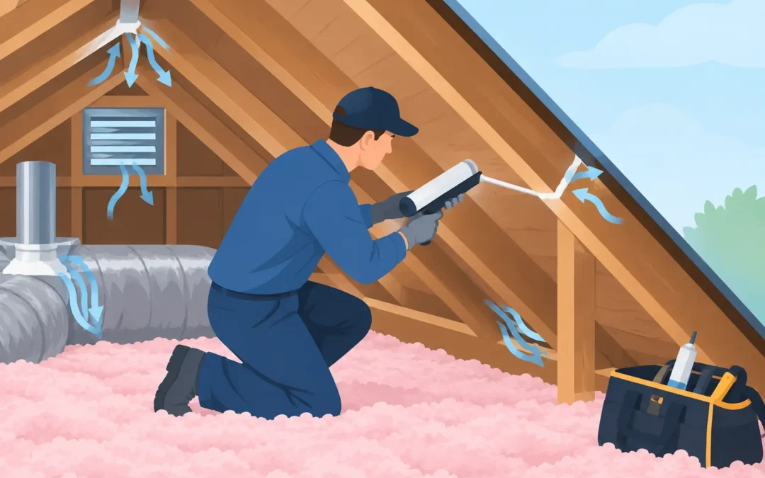 How to Air Seal Attic Spaces Without Missing Leaks