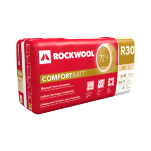 Rockwool Comfortbatt R-30 unfaced stone wool batt insulation