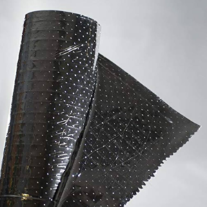 Breathable scrim-reinforced radiant barrier roll