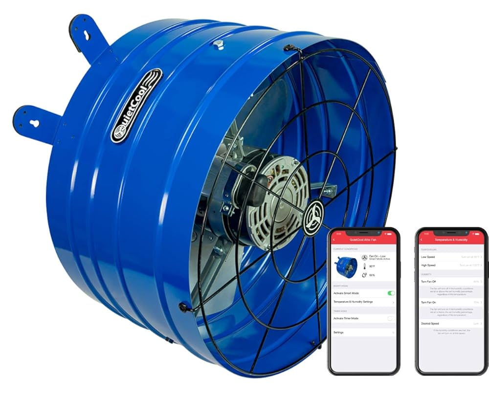 QuietCool AFG SMT PRO-2.0 smart gable-mount attic fan
