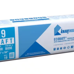 Knauf EcoBatt R-19 kraft-faced fiberglass batt insulation