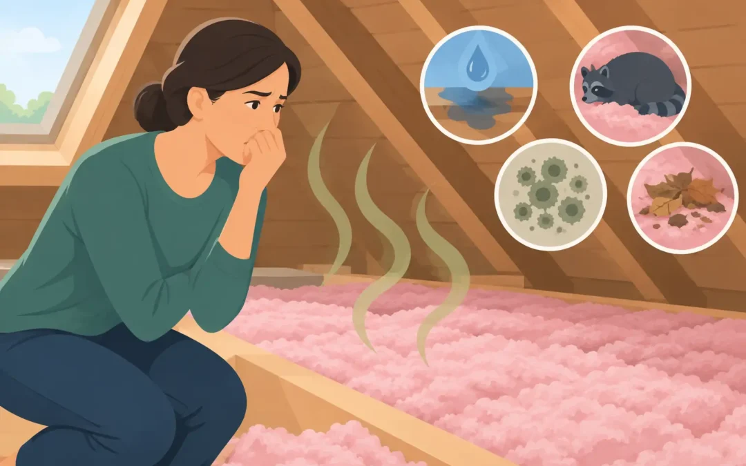 Why Does Attic Insulation Smell? Causes and Fixes