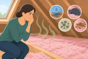 Why Does Attic Insulation Smell? Causes and Fixes