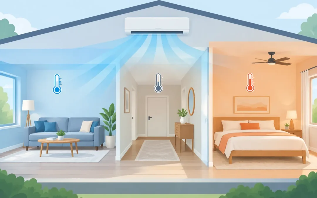 Why Rooms Feel Unevenly Cooled in Your Home